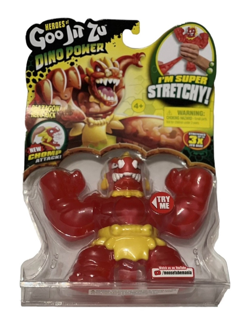 Heroes of Goo Jit Zu Dino Power Stretchy Red Monster Figure